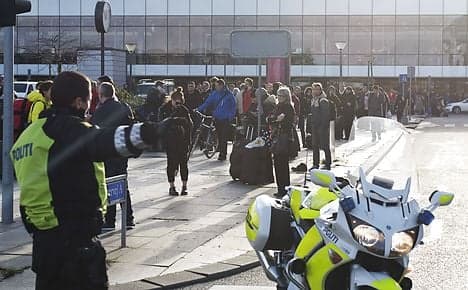 Copenhagen Airport emptied over bomb joke