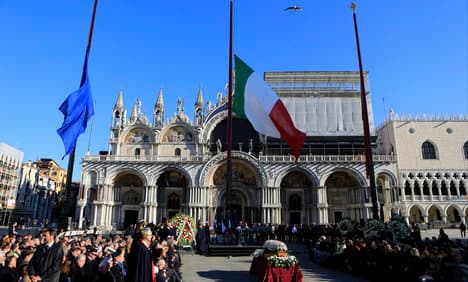 State funeral for Italian victim of Paris attacks