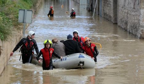 Four drown as flash floods sweep through Spanish retirement home