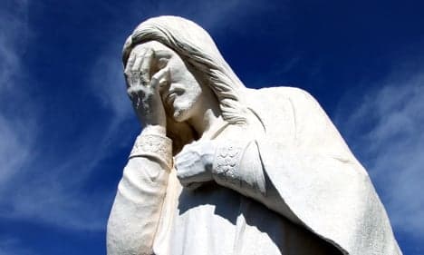 'Stressed' French priest smashes Jesus statue