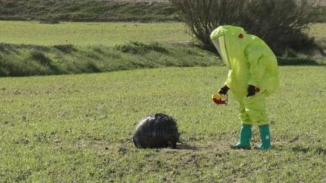 Spanish shepherds stumble across mysterious object from outer space