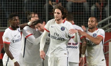 PSG stretch lead at top of Ligue 1 to 10 points