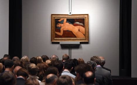 Modigliani nude sells for record-breaking $170.4m