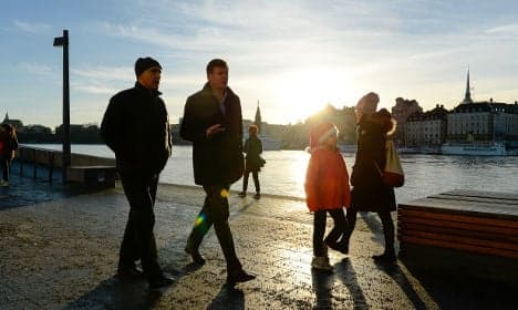 Swedes bask in record winter temperatures
