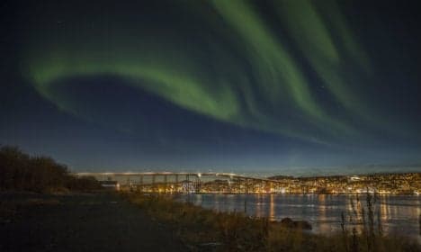 Northern lights wow locals in Norway's south