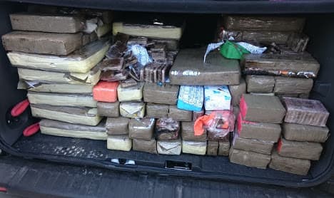 Police seize cannabis worth €2m hidden in fuel tank of Spanish truck