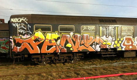 Spanish graffiti artists crushed on tracks while spray painting train