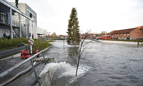 Parts of Denmark left underwater after rains