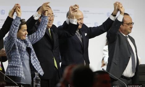 Sweden cheers Paris climate change deal