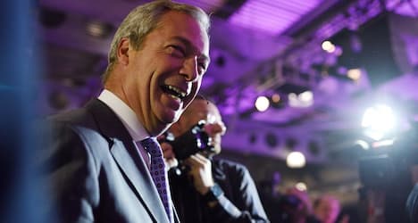UKIP's Farage invited to visit Bern by Swiss MP
