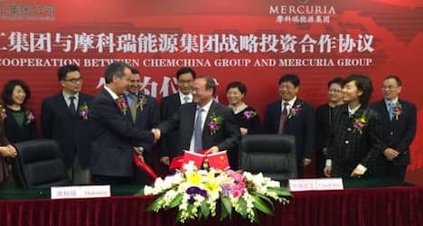 ChemChina buys into Swiss trader Mercuria