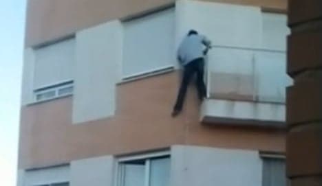 Horror as man plunges to his death after forgetting his keys