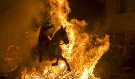 Hot to trot: Spain celebrates fiery festival to ward off evil