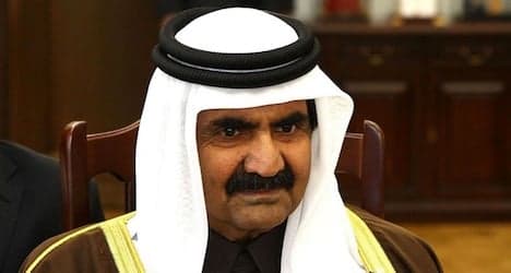 Qatar's ex-ruler back home after Swiss care