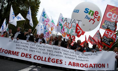 Why is there a major national strike in France?