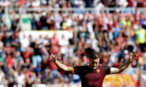 Wife hints at Totti retirement
