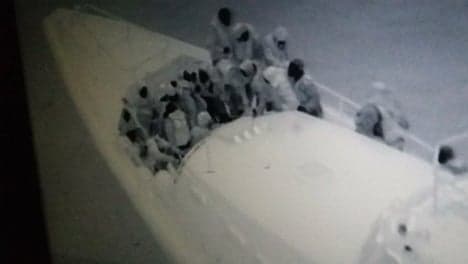 25 migrants rescued from sinking boat off Spanish coast