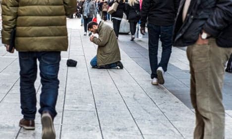 Swedes told to stop giving cash to beggars