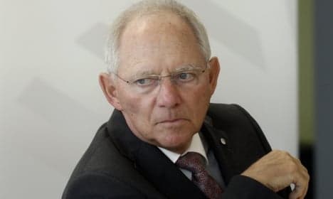 Germany against G20 fiscal stimulus package: Schaeuble