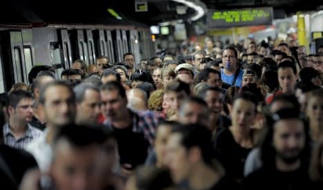 Metro strike brings queues and chaos across Barcelona