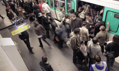 Panic as firecrackers thrown on Paris Metro carriage