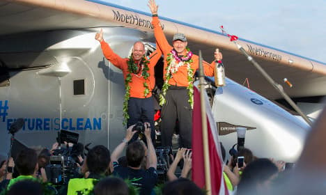 Solar Impulse plane makes first maintenance flight