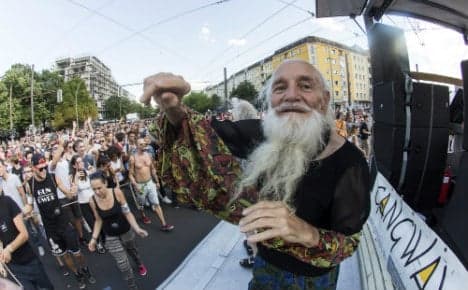Berlin techno grandpa hopes to hit wildest party in USA