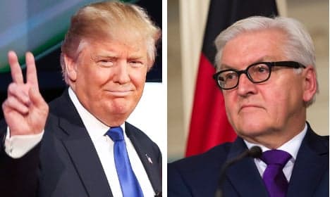 Germany dismisses Trump's 'politics of fear'