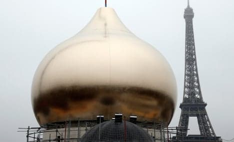 IN PICTURES: Paris adds giant golden dome to skyline