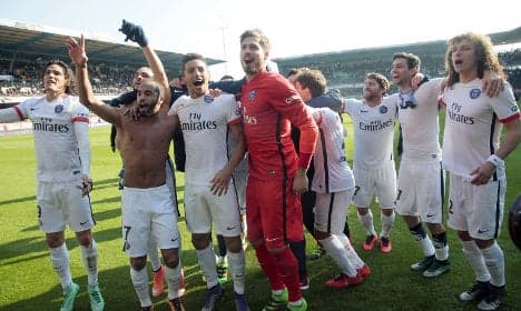 PSG score nine to seal French league title in record time