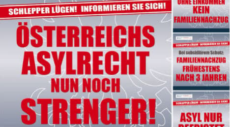 ‘No asylum in Austria’ adverts in Afghanistan