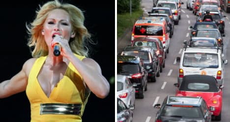 Terrible pop star caused worst traffic chaos of 2015