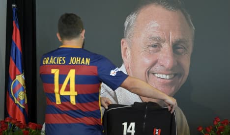 El Clásico to honour Barça football legend Johan Cryuff