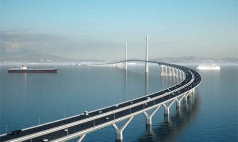 Danish firms to build giant new bridge in China