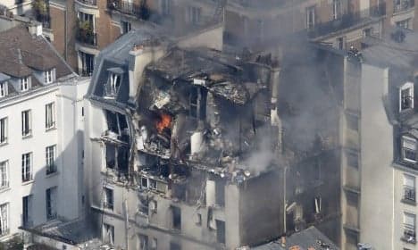 Huge gas explosion blows apart Paris apartment building