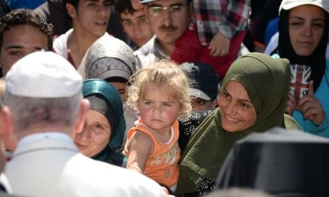 Pope Francis is 'our saviour' - Syrian refugees