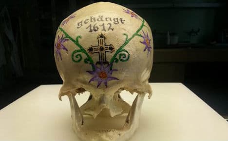 Mysterious painted skull found in Vienna is real