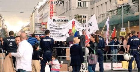 Pegida demo in Vienna short on numbers