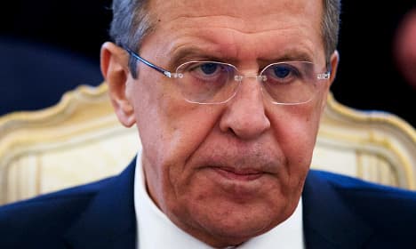 Russia's foreign minister warns Sweden off Nato