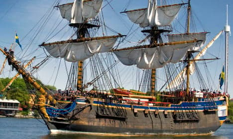 Giant replica of Swedish 18th century ship up for sale