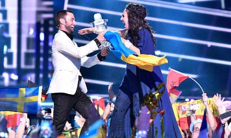 Ukraine wins Eurovision Song Contest in Sweden