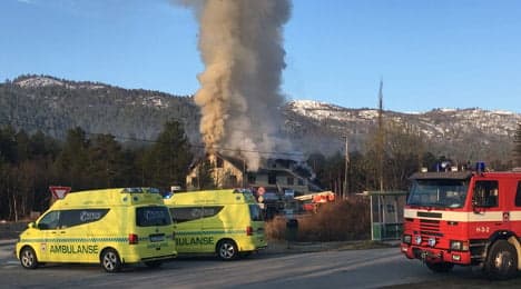 Planned Norway asylum centre destroyed by fire