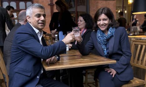 Paris mayor races to meet London counterpart Khan
