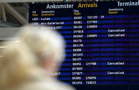 Swedish flight chaos caused by 'network maintenance'