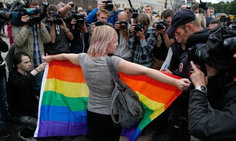 'All homosexuals in Sweden may freely come to Russia'