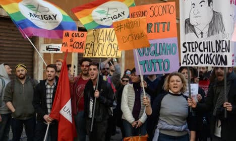 Italy holds confidence vote on civil rights bill