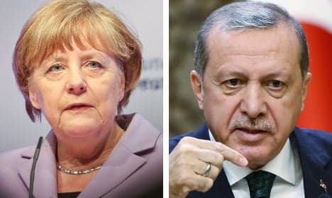 Merkel party calls to punish Erdogan over power grab