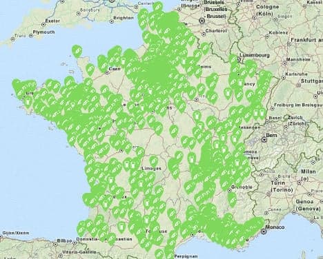 Interactive map: Where to find petrol in France