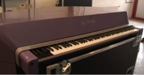 Prince's piano awaits auction in Austrian cellar