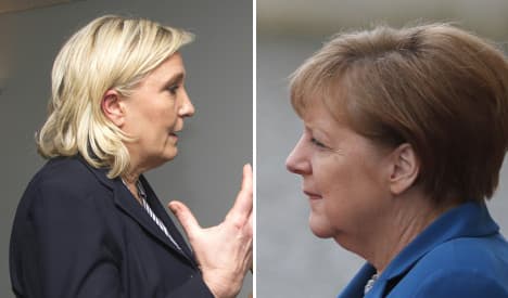 Marine Le Pen blasts 'outrageous' meddling Merkel